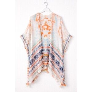 Womens Kimono Open Front Cardigan Navajo Western Lightweight Boho Duster Top